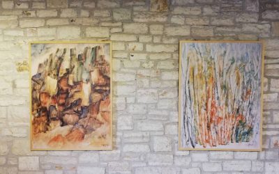 The painting exhibition of Aglaia Papaat the Livadia Cultural Center